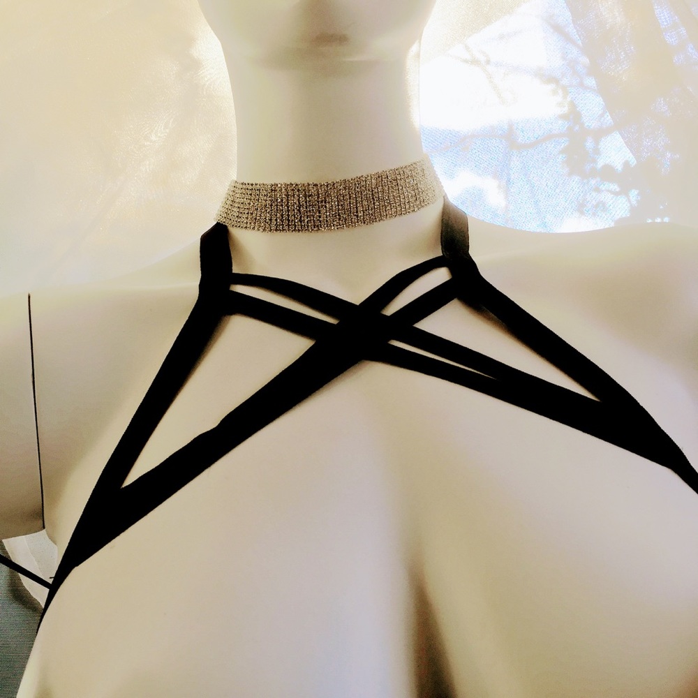 Hollowed Out Halter Bra. Various Styles/Sizes.